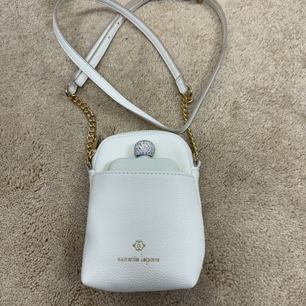Nanette Lepore small purse with flask. NWOT